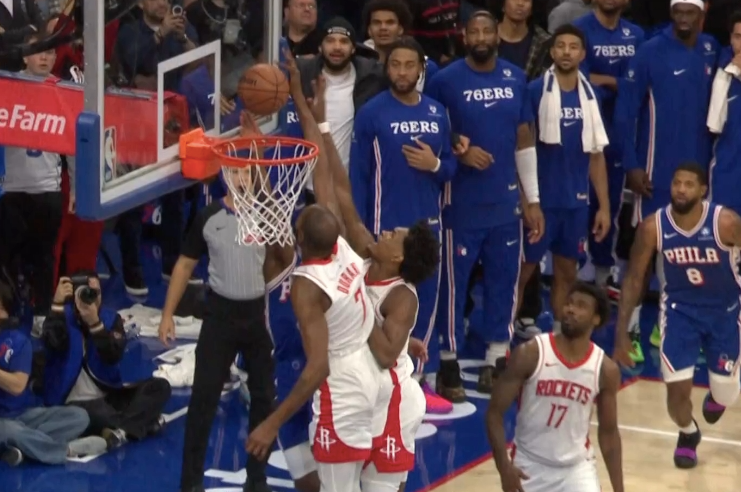 乐鱼官方入口-爆大冷！火箭裁判帮忙仍输球：杜兰特36分8失误，恩比德打爆申京